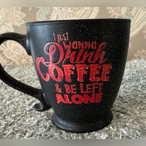 Black Coffee Mug Funny